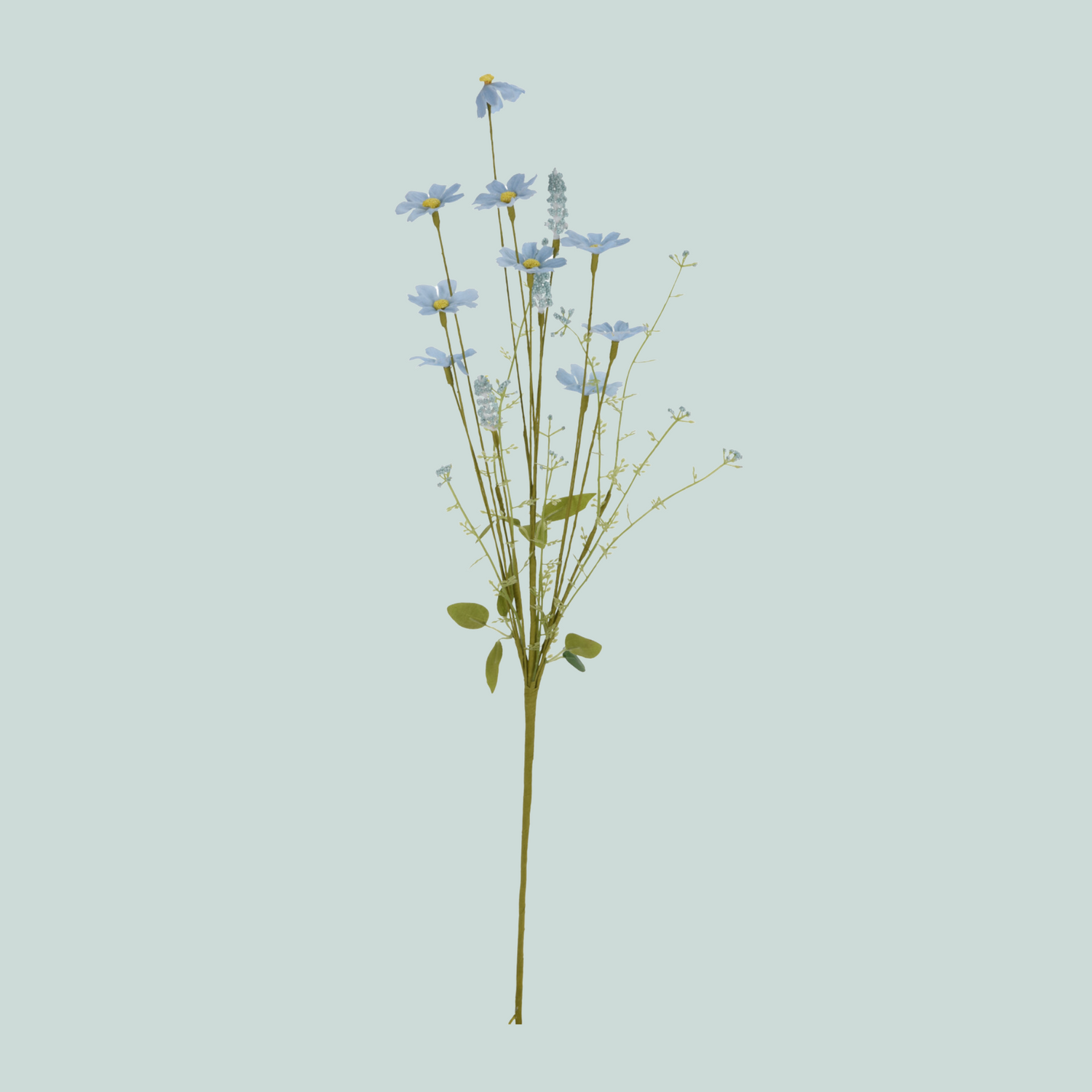 Stem - Artificial Flower - Corn Blue
