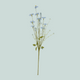 Stem - Artificial Flower - Corn Blue