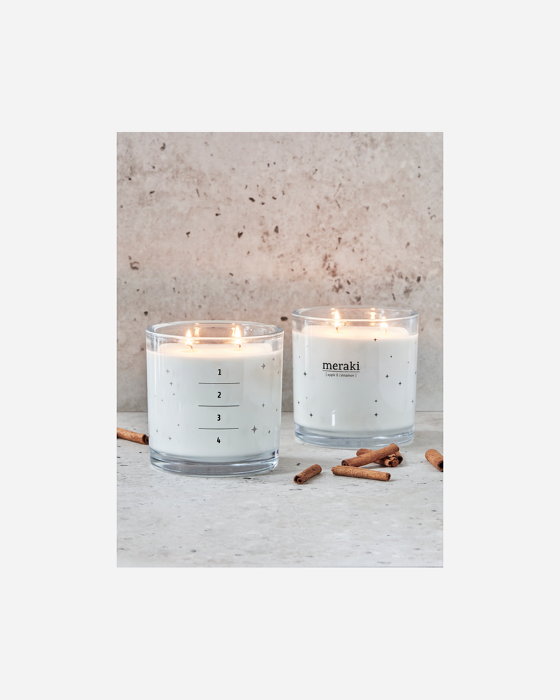 Candle -  Meraki - Advent, Apple & Cinnamon