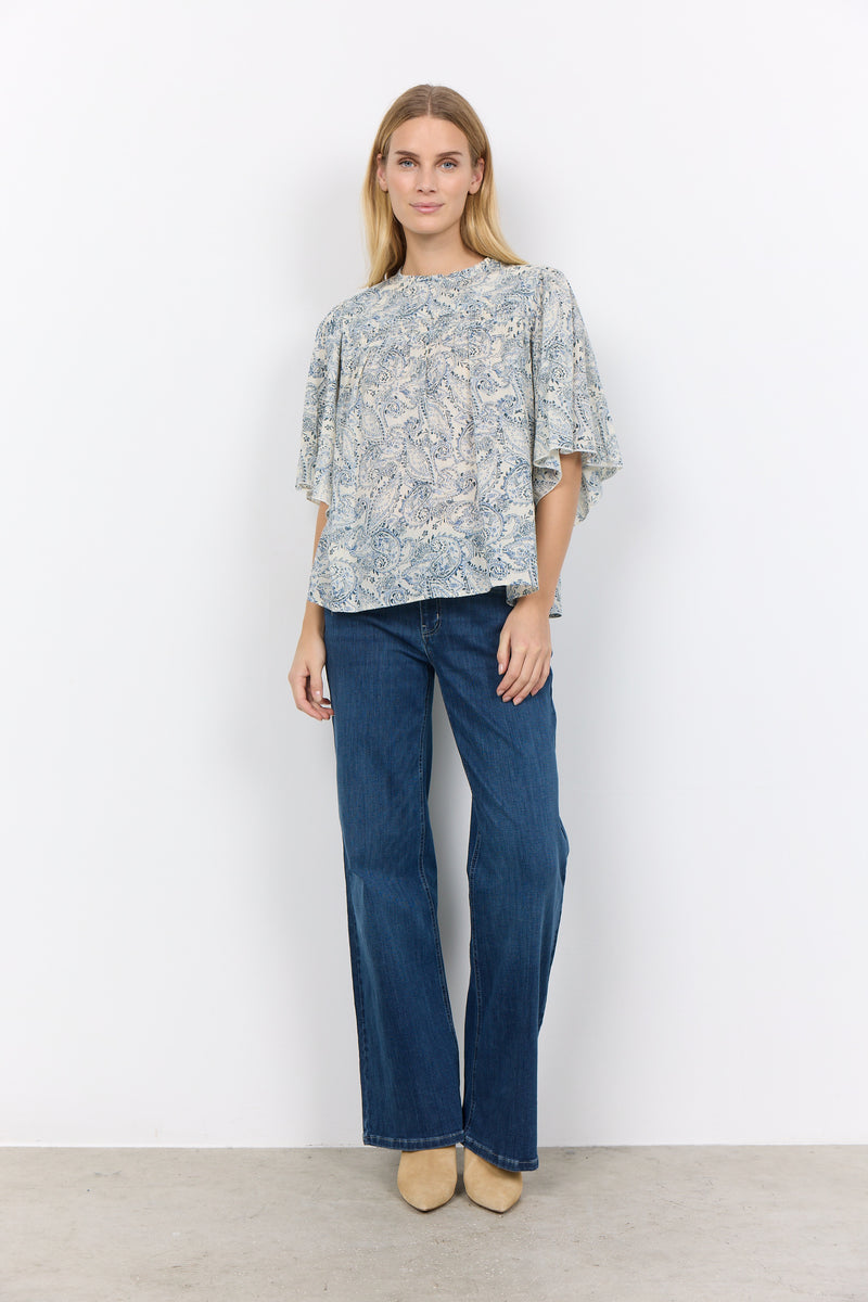 Blouse - SC-FATIMA 1 - Sky Blue