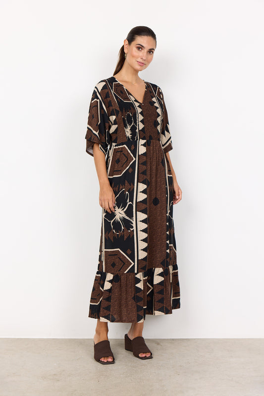 Dress - SC-ROSALIE 3 - Dark Brown