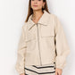 Jacket - GUNILLA 9 - Faux Leather - Cream