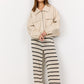 Jacket - GUNILLA 9 - Faux Leather - Cream