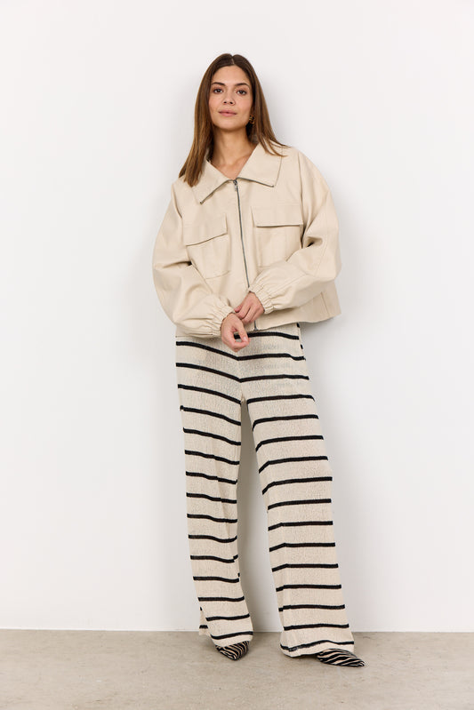 Jacket - GUNILLA 9 - Faux Leather - Cream