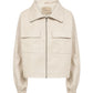 Jacket - GUNILLA 9 - Faux Leather - Cream