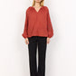 Blouse - SC-CALISTE 21 - Rust Red
