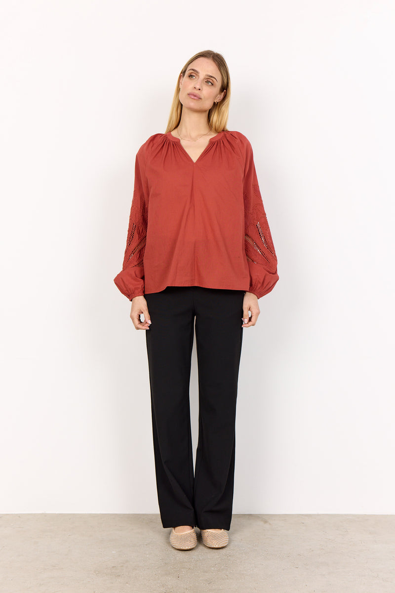 Blouse - SC-CALISTE 21 - Rust Red