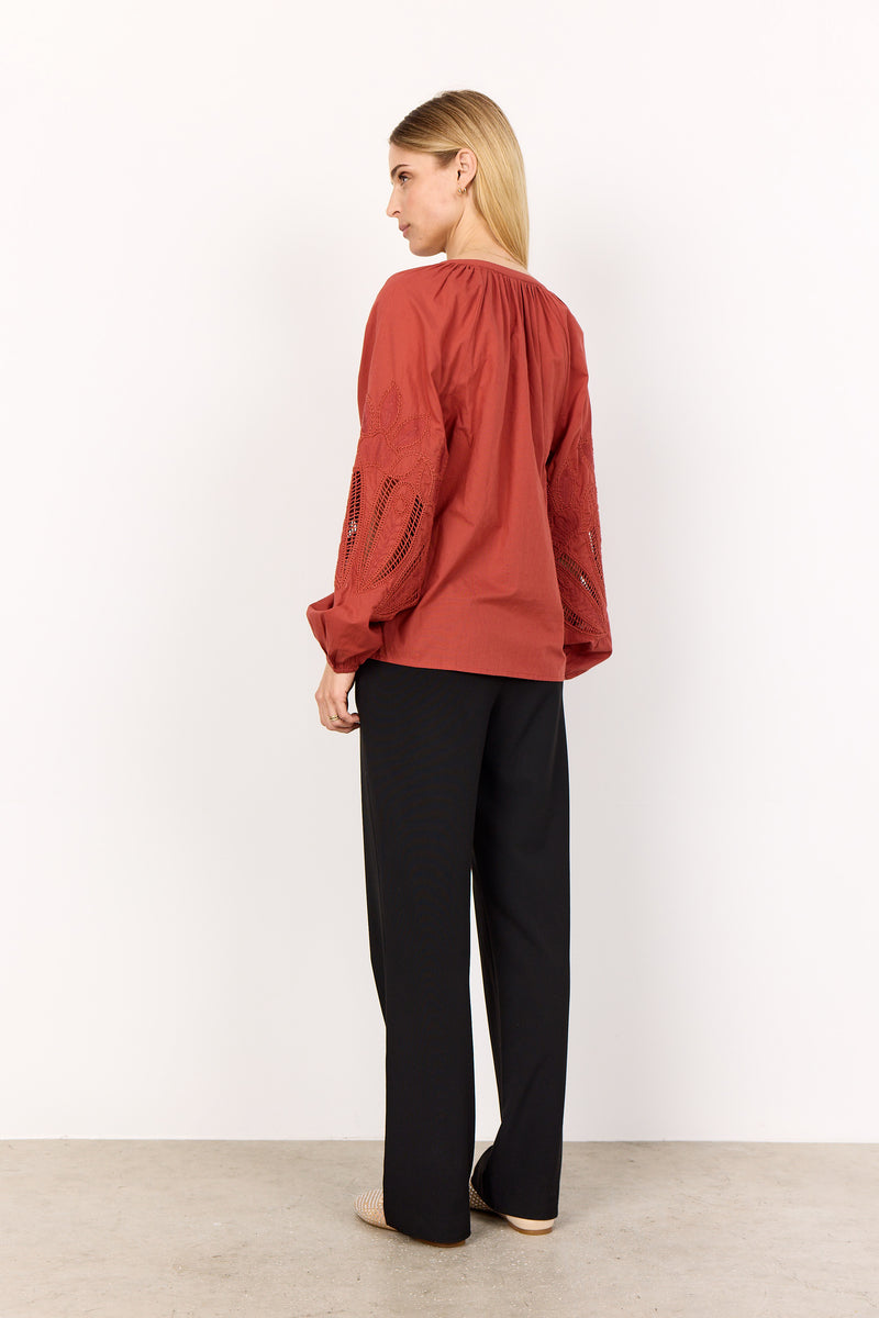 Blouse - SC-CALISTE 21 - Rust Red