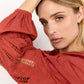 Blouse - SC-CALISTE 21 - Rust Red