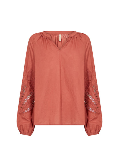 Blouse - SC-CALISTE 21 - Rust Red