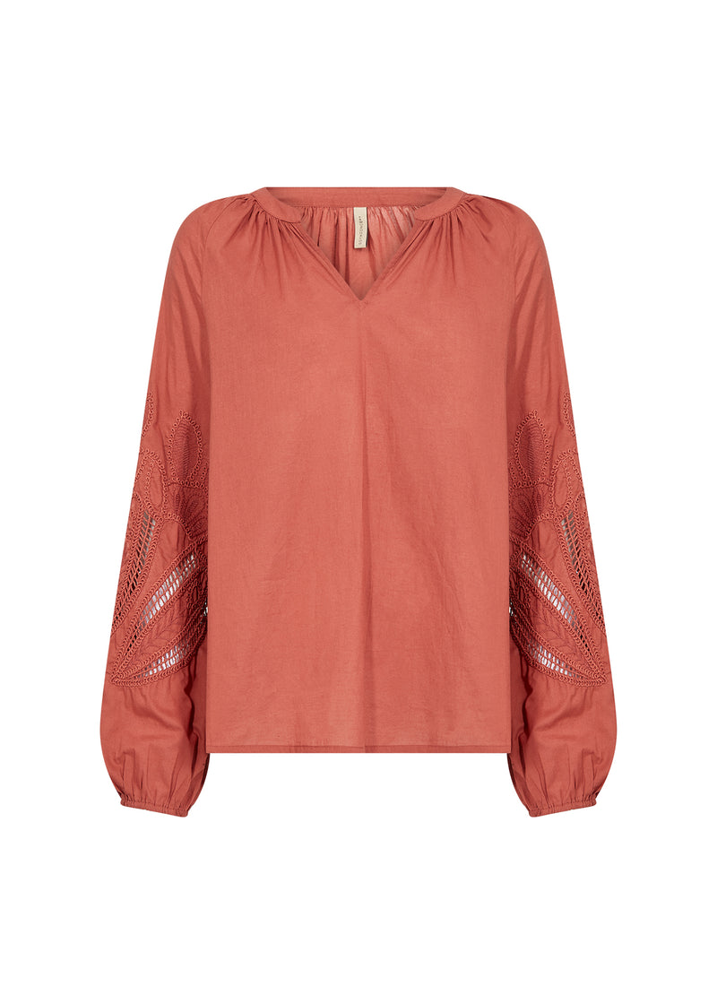 Blouse - SC-CALISTE 21 - Rust Red