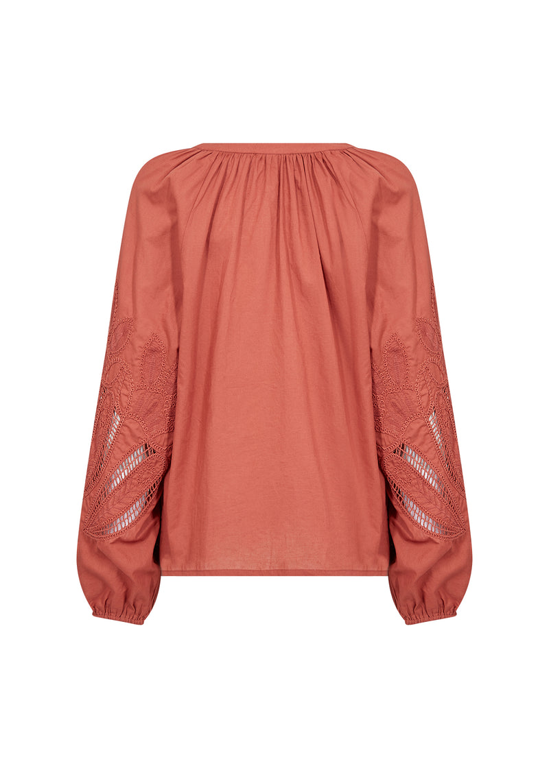 Blouse - SC-CALISTE 21 - Rust Red