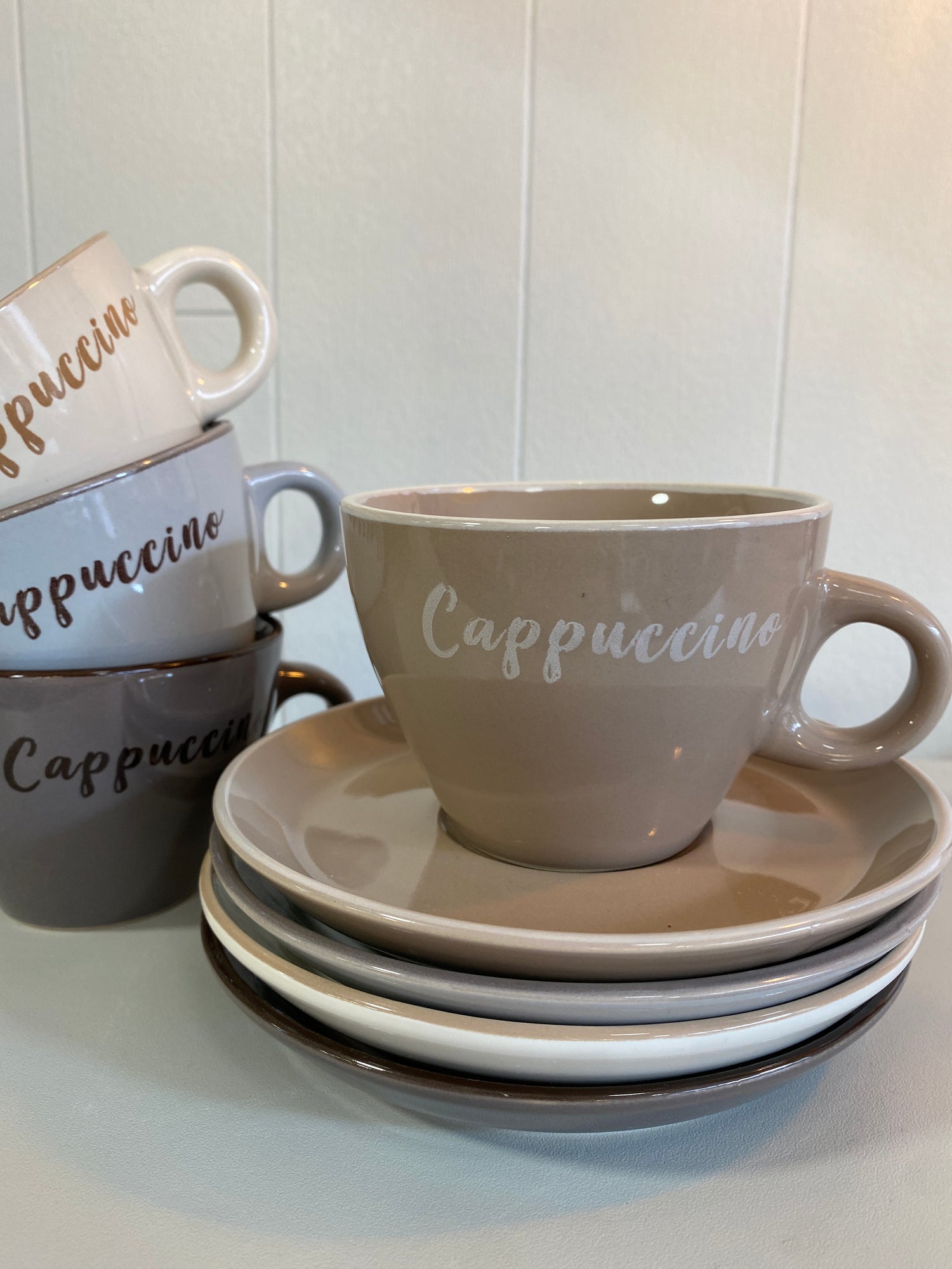 Cup and Saucer - CAPPUCINO - LATTE - 220ml
