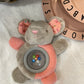 Rattle Lullaby - Teddy - Soft Pink