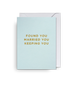 Card - Found you, Married You