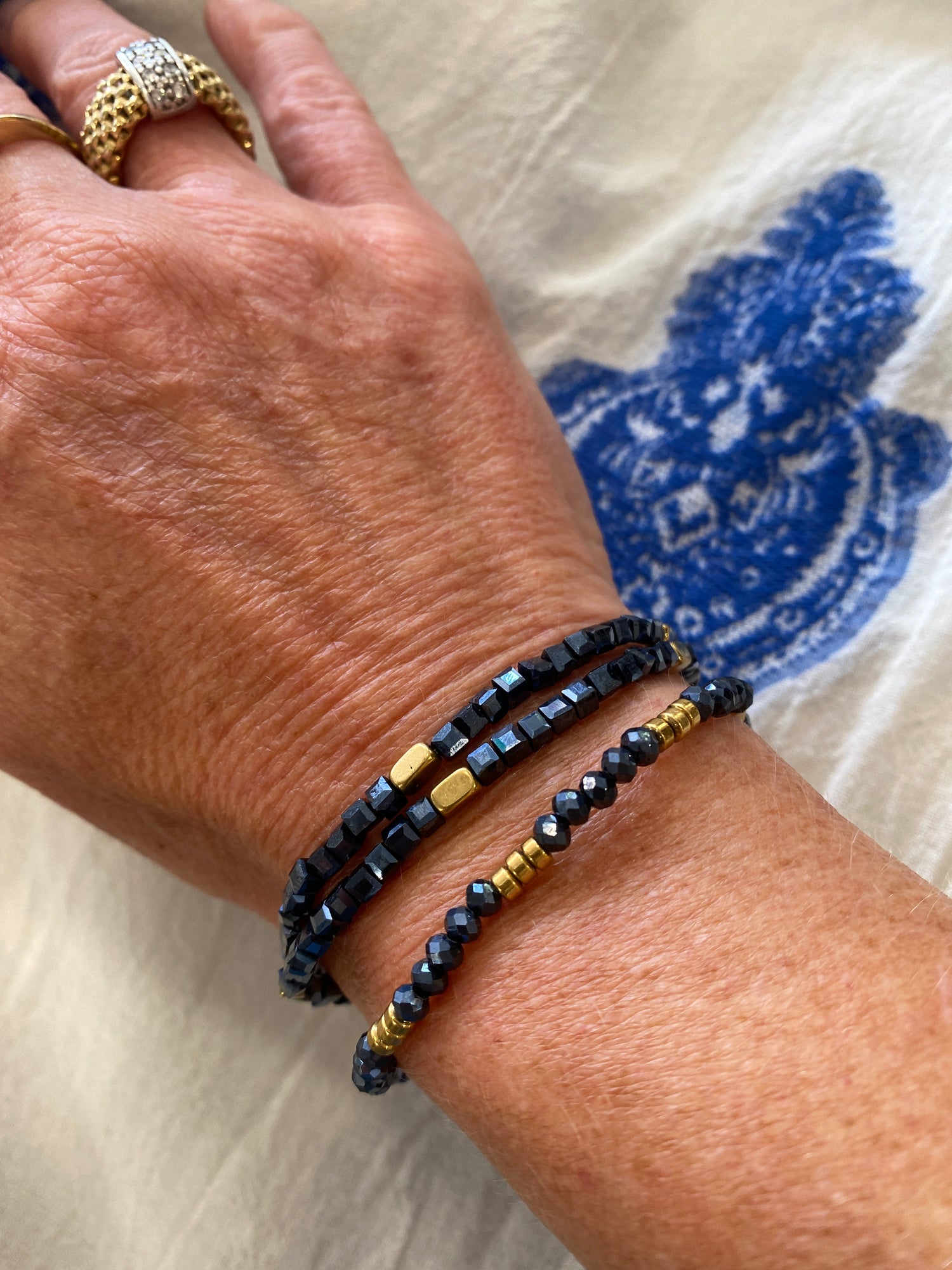 Bracelet AYA - Crystal - NAVY