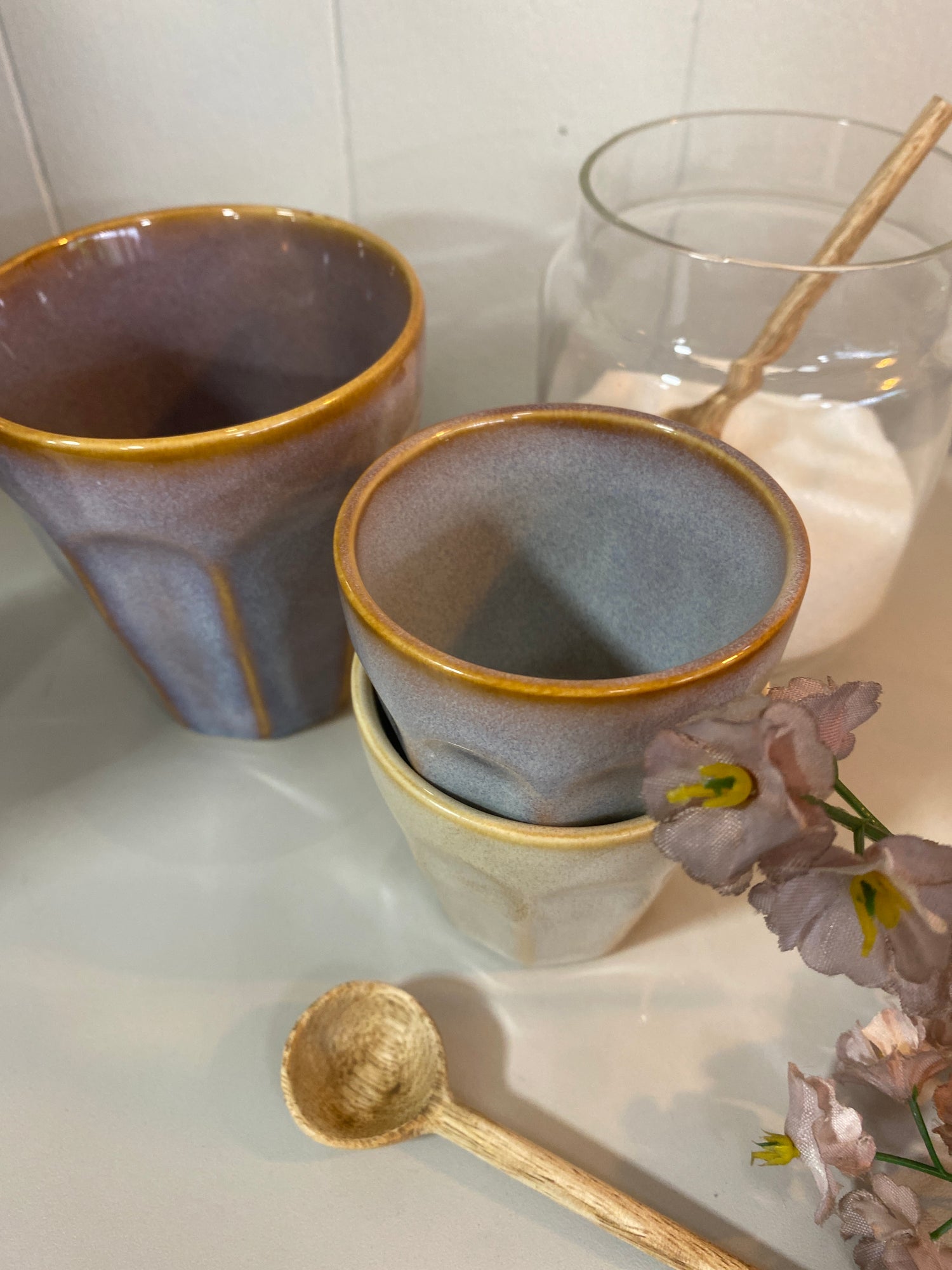 Mug - ESPRESSO - Blue & Sand - 90ml