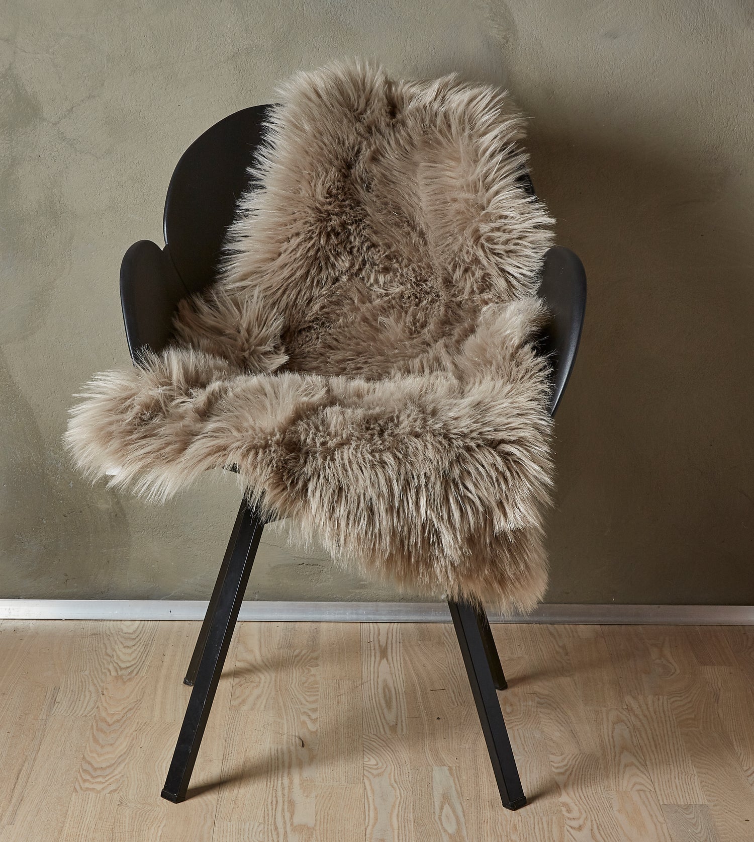 Lamb Skin - Faux Fur - Light Grey