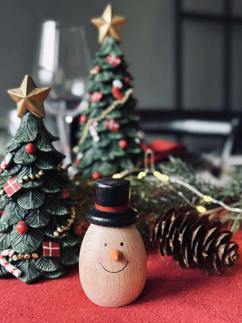 Christmas decoration - Snowman Head With Hat