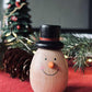 Christmas decoration - Snowman Head With Hat