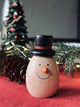 Christmas decoration - Snowman Head With Hat