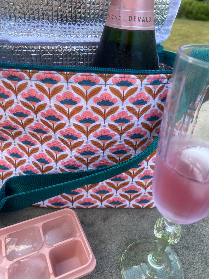 Cooling Bag - Pink/Aqua