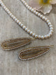 Hair Slide - Crystals - Gold Plated