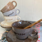 Cup and Saucer - ESPRESSO - Mocha - 100ml