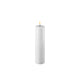 Block Candle -LED -  5cm x 20cm - White