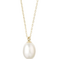 Gold Pearl Necklace-Eila