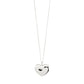 Sophia- Heart Necklace - Silver Plated