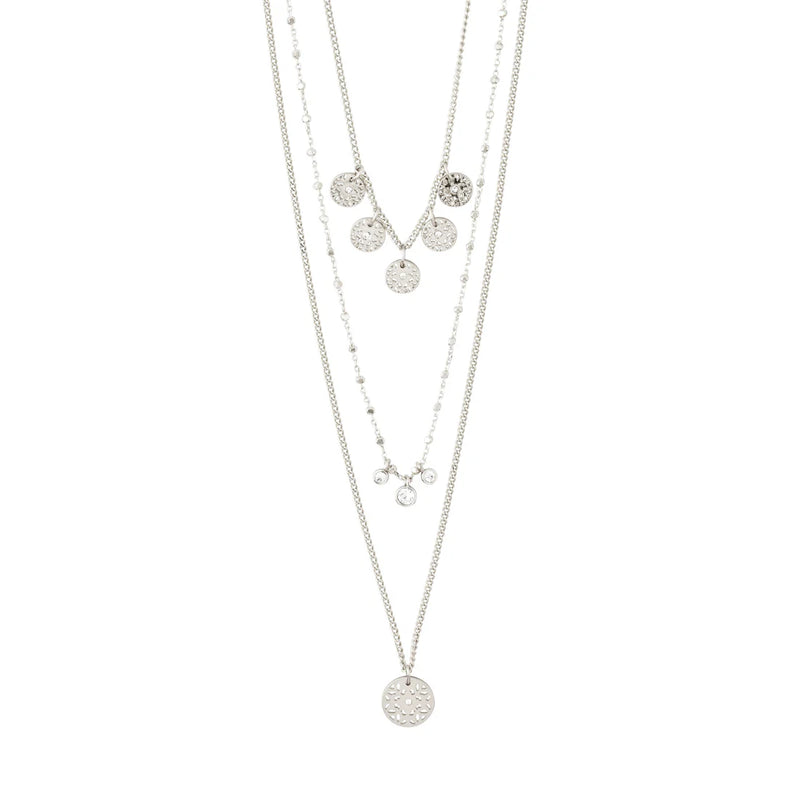 Necklaces - CAROL - Layered - Silver