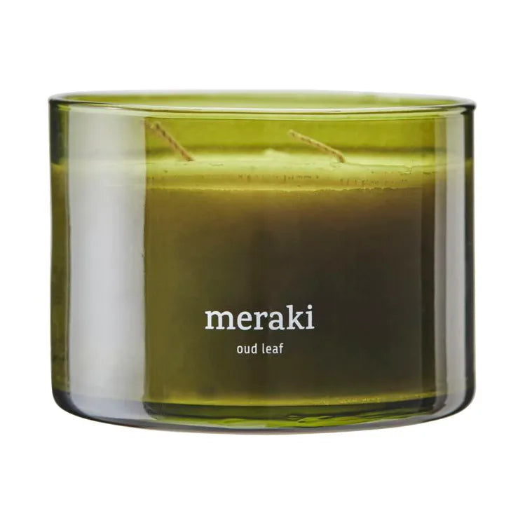 Candle -  Meraki - Oud Leaf - Green