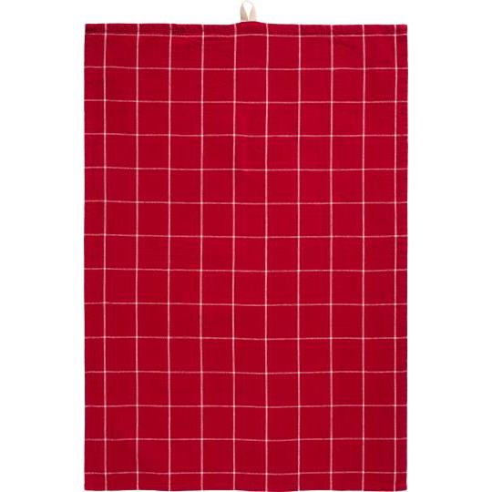 Tea Towel - SILJA - Red Checks