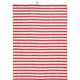 Tea Towel - OLGA - Red Stripes - 100% Cotton