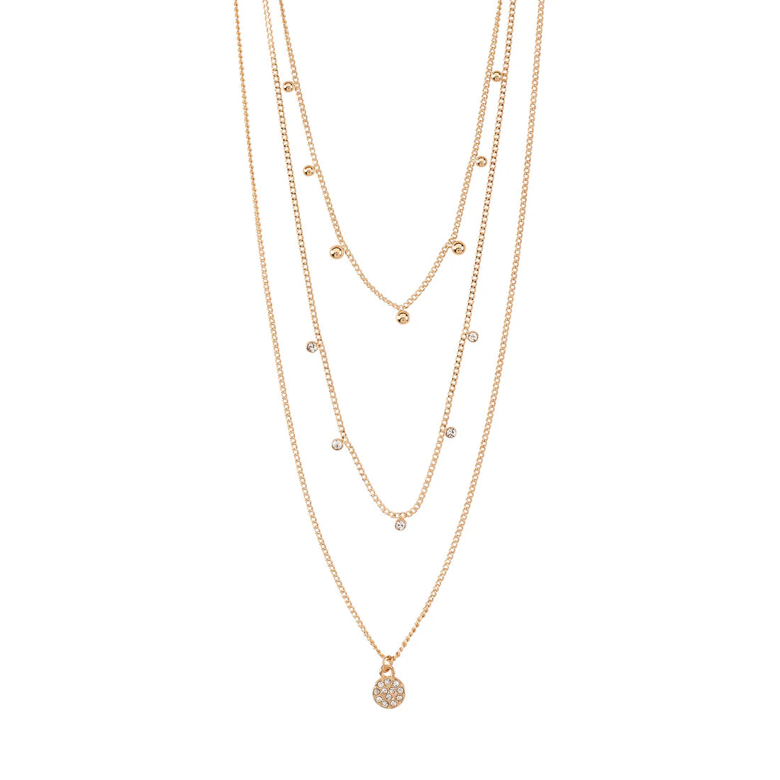 Necklace - Chayenne Crystal - Rose Gold Plated