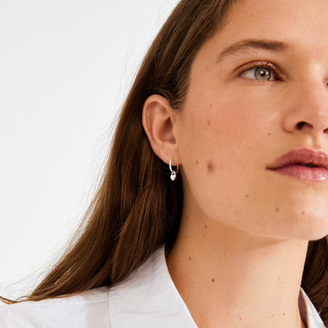 Hoop Earring - ALAIA - Silver Plated