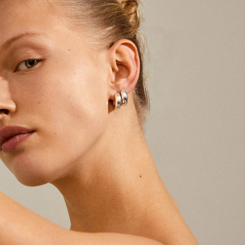 Hoops - MINE - Silver Plated