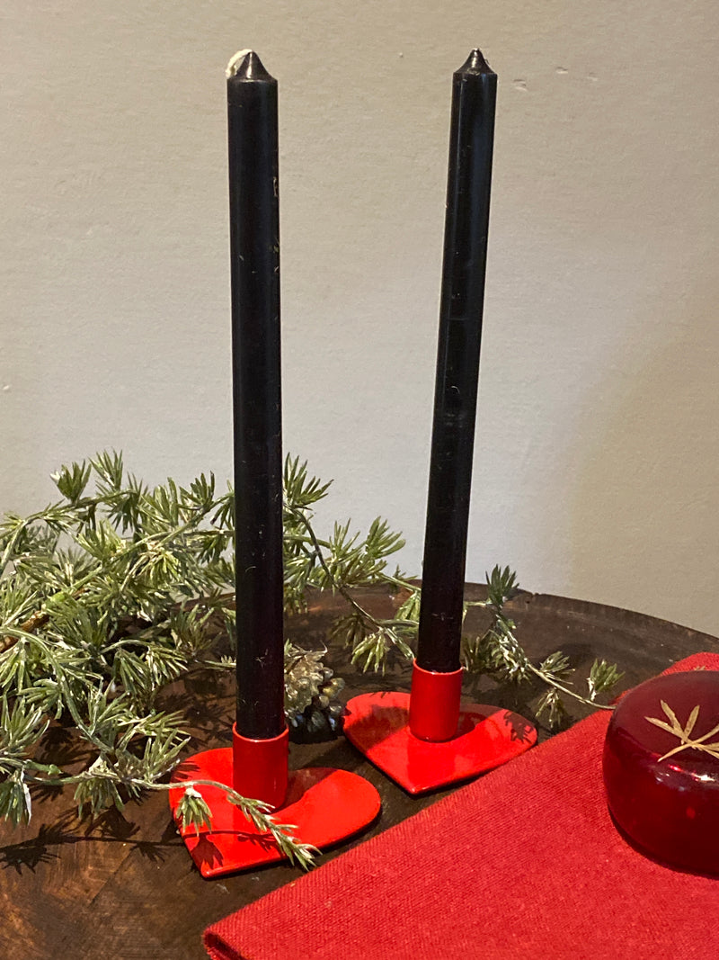 Black Candle - Thin - Set of 6