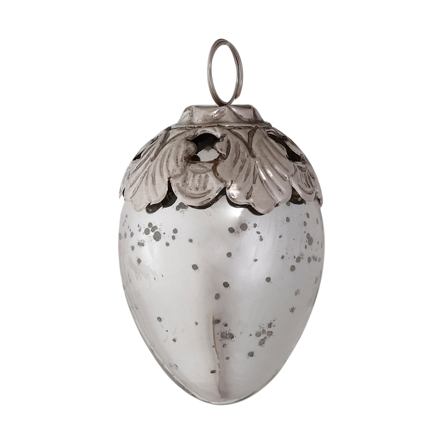 Bauble - Antique Look Grey - D7cm