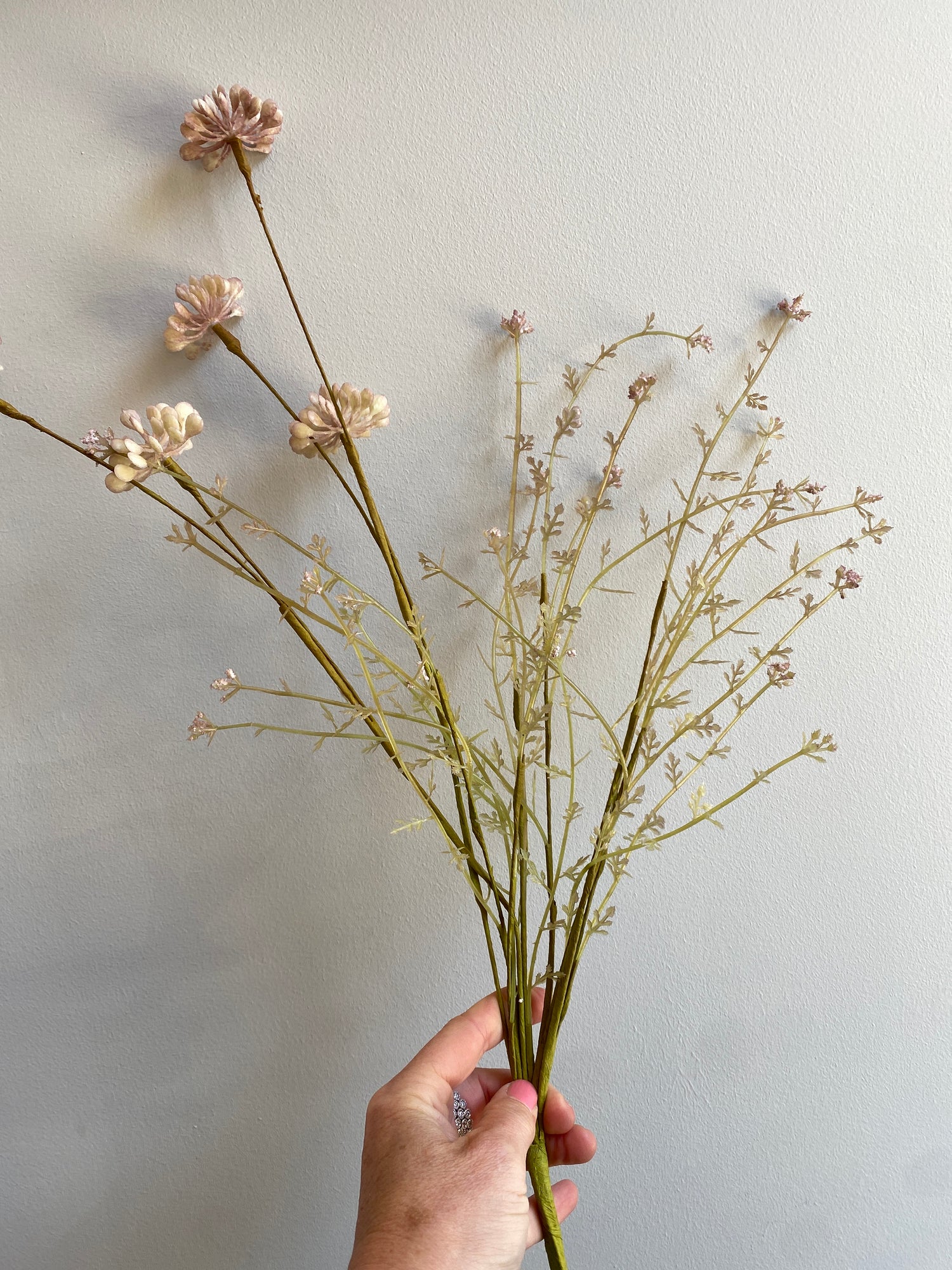 Flower Spray -  Soft Pink