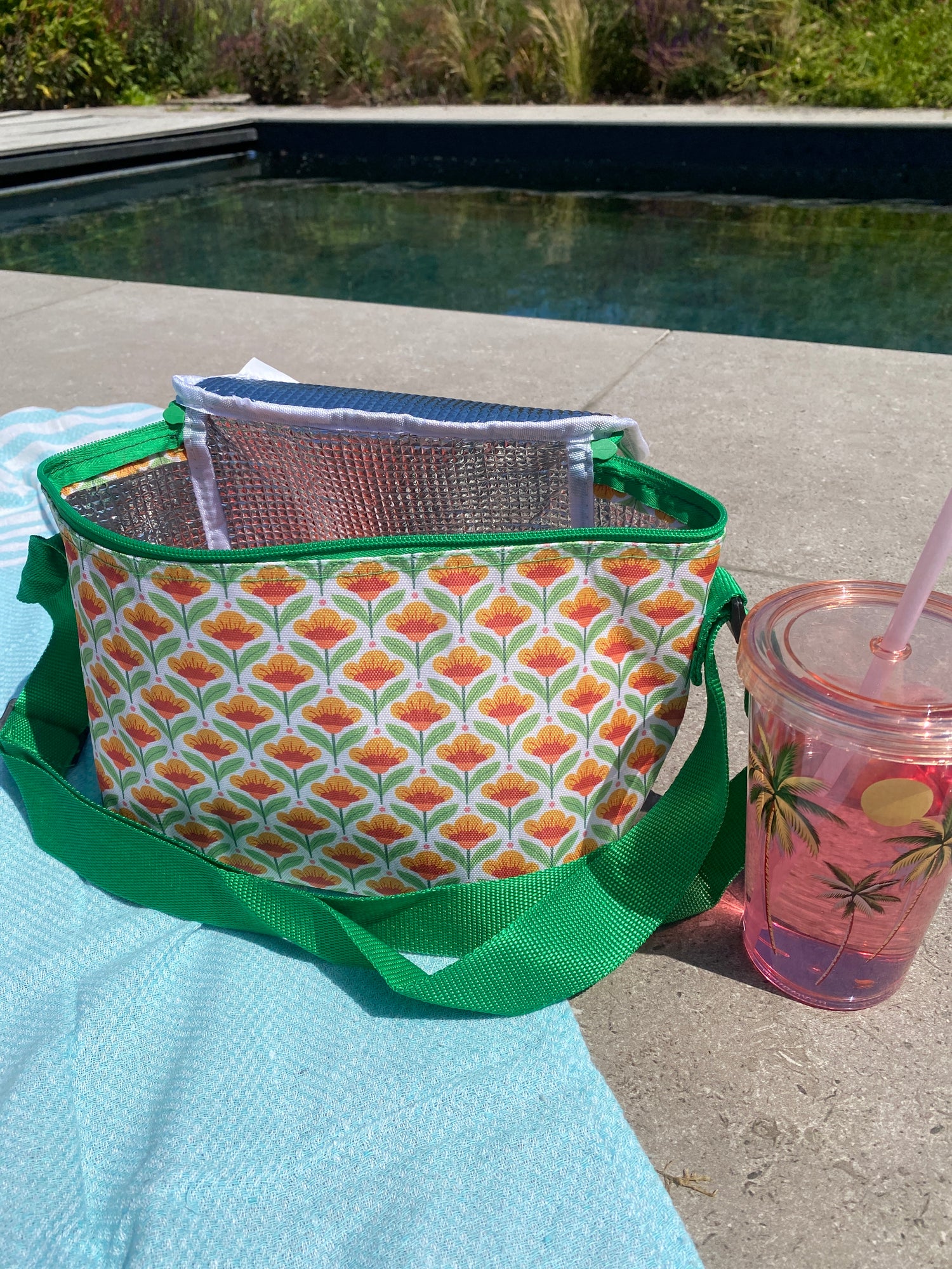 Cooling Bag - Lime/Orange