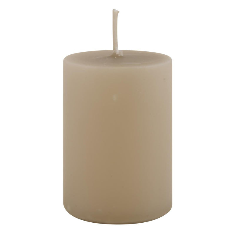 Block Candle - Taupe