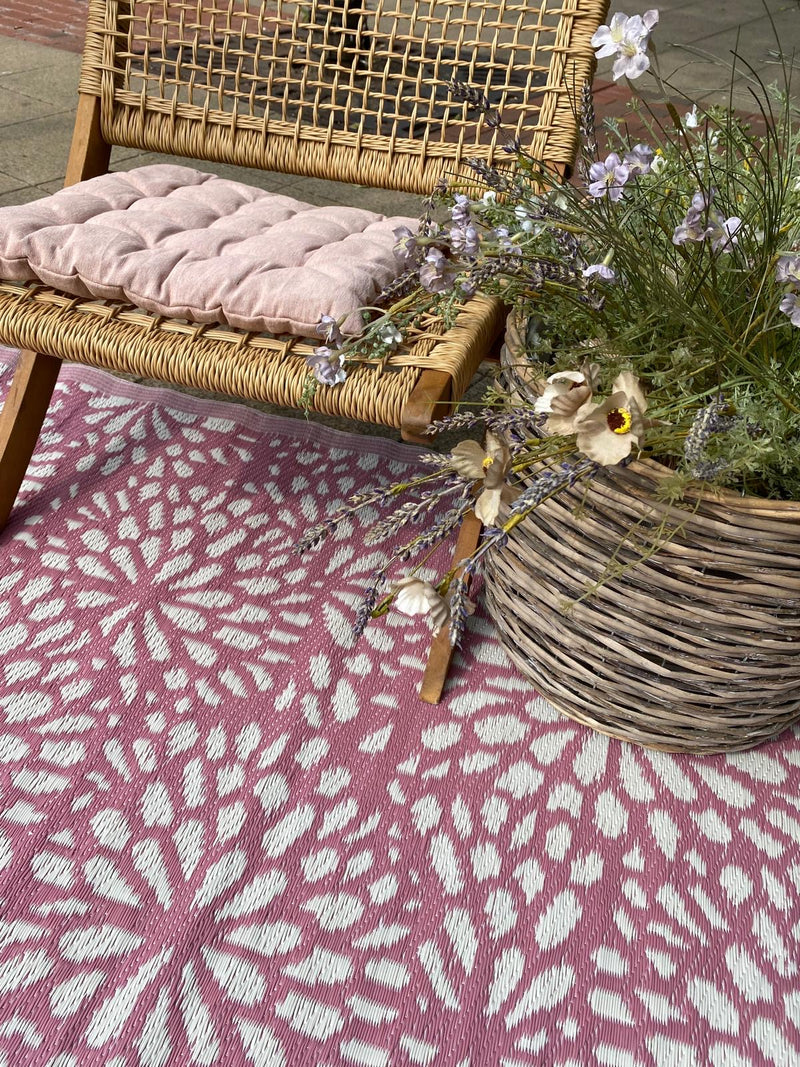 Floor Rug - 90 x 150cm - Outdoor - Pink