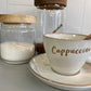 Cup and Saucer - CAPPUCINO - CREAM - 220ml