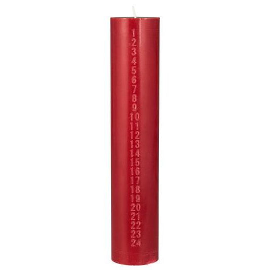 Calendar Candle - RED