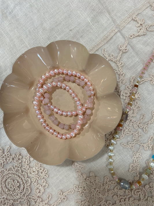 Bracelet - Fresh Water Pearl - Pink
