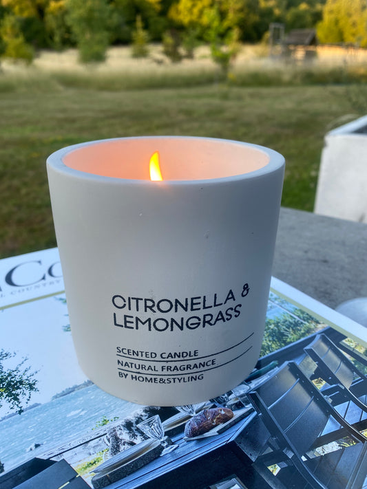 Citronella and Lemongrass Candle - Outdoor