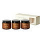 Scented Candles - Set/3  - Sandal Wood