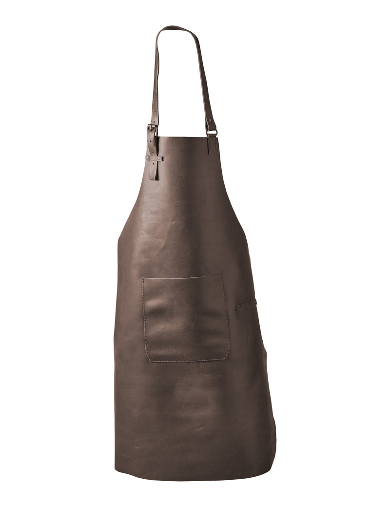 Apron - Buffalo Leather - Dark Brown